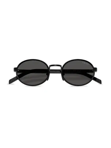 Prada Women's 52MM Oval Sunglasses - Black | Thumbnail 5 Prada Women's 52MM Oval Sunglasses - Black | Thumbnail 5