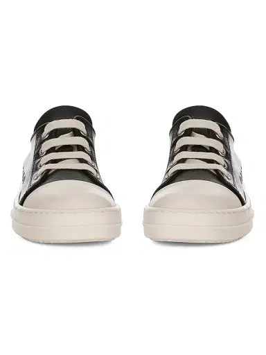Rick Owens Little Kid's & Kid's Extreme Low Leather Sneakers - Black 9.5 (Toddler) | Thumbnail 3 Rick Owens Little Kid's & Kid's Extreme Low Leather Sneakers - Black 9.5 (Toddler) | Thumbnail 3