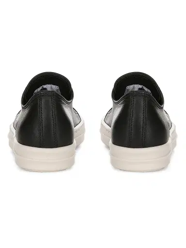 Rick Owens Little Kid's & Kid's Extreme Low Leather Sneakers - Black 9.5 (Toddler) | Thumbnail 4 Rick Owens Little Kid's & Kid's Extreme Low Leather Sneakers - Black 9.5 (Toddler) | Thumbnail 4