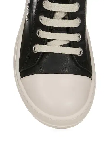 Rick Owens Little Kid's & Kid's Extreme Low Leather Sneakers - Black 9.5 (Toddler) | Thumbnail 5 Rick Owens Little Kid's & Kid's Extreme Low Leather Sneakers - Black 9.5 (Toddler) | Thumbnail 5