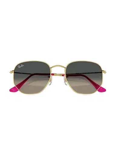 Ray-Ban Women's RB3694 55MM Geometric Sunglasses - Gradient Dark Grey Gold | Thumbnail 5 Ray-Ban Women's RB3694 55MM Geometric Sunglasses - Gradient Dark Grey Gold | Thumbnail 5
