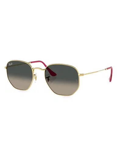 Ray-Ban Women's RB3694 55MM Geometric Sunglasses - Gradient Dark Grey Gold | Thumbnail 1 Ray-Ban Women's RB3694 55MM Geometric Sunglasses - Gradient Dark Grey Gold | Thumbnail 1