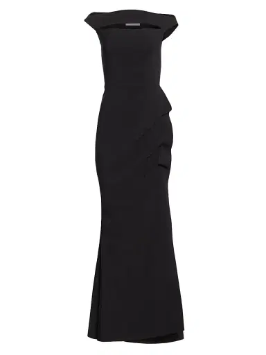 Chiara Boni La Petite Robe Women's Melania Off-The-Shoulder Gown | Thumbnail 1 Chiara Boni La Petite Robe Women's Melania Off-The-Shoulder Gown | Thumbnail 1
