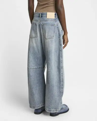 Loewe Anagram Barrel Leg Jeans | Thumbnail 3 Loewe Anagram Barrel Leg Jeans | Thumbnail 3