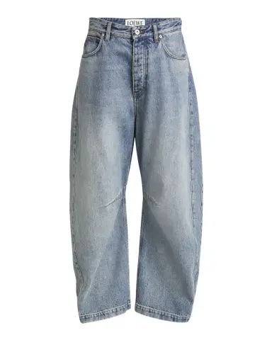 Loewe Anagram Barrel Leg Jeans | Thumbnail 1 Loewe Anagram Barrel Leg Jeans | Thumbnail 1
