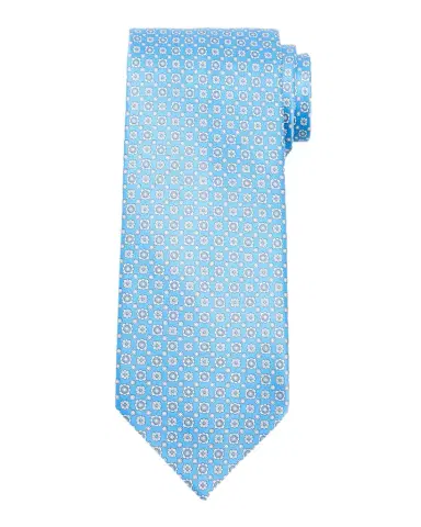 Stefano Ricci Men's Micro-Floral Silk Tie | Thumbnail 1 Stefano Ricci Men's Micro-Floral Silk Tie | Thumbnail 1