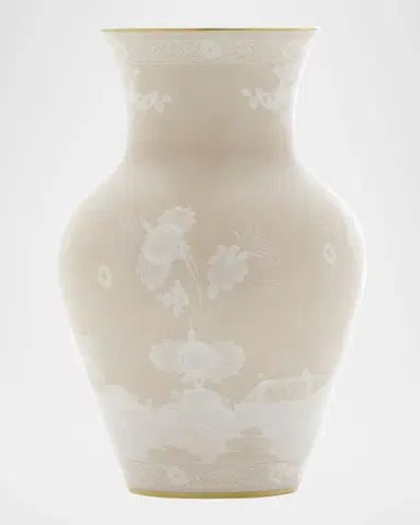 Ginori 1735 Oriente Italiano Meringa Ming Vase - 10" | Thumbnail 2 Ginori 1735 Oriente Italiano Meringa Ming Vase - 10" | Thumbnail 2