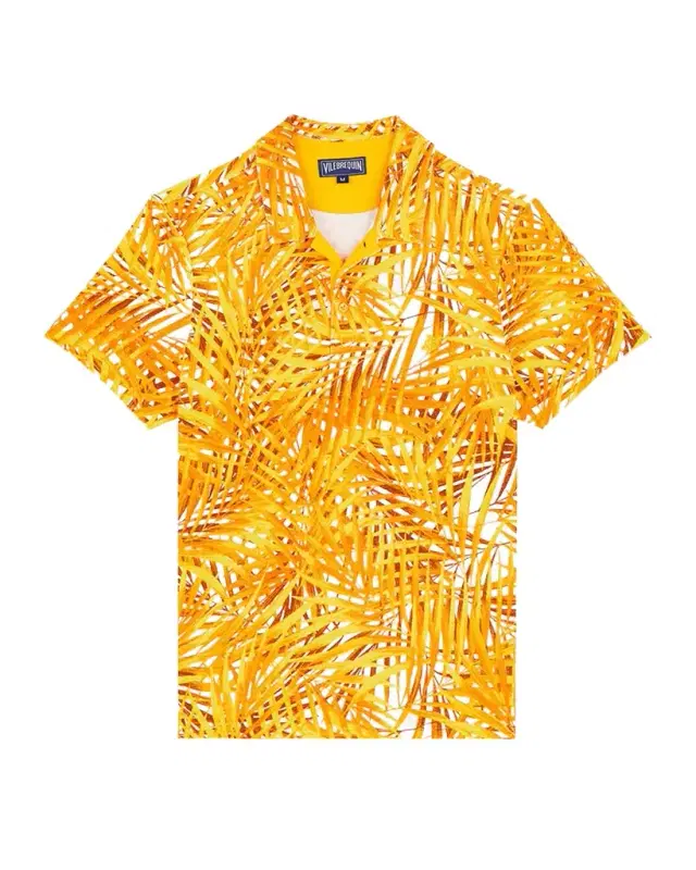 Men 's Palm Leaves Camp Shirt Men 's Palm Leaves Camp Shirt