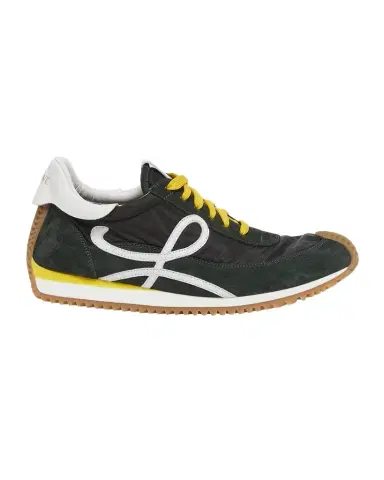 Loewe Men's Flow Runner 2.0 Nylon and Suede Sneakers | Thumbnail 1 Loewe Men's Flow Runner 2.0 Nylon and Suede Sneakers | Thumbnail 1