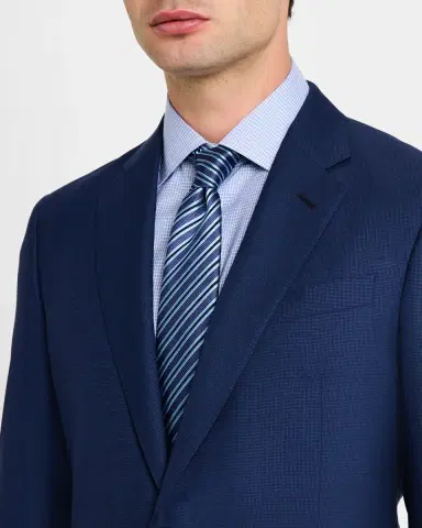 Giorgio Armani Men's Micro-Houndstooth 210G Suit | Thumbnail 2 Giorgio Armani Men's Micro-Houndstooth 210G Suit | Thumbnail 2