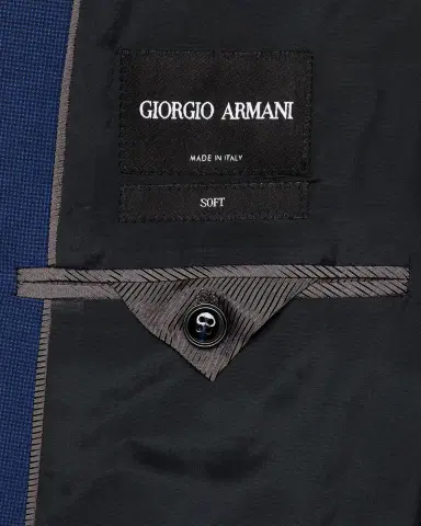 Giorgio Armani Men's Micro-Houndstooth 210G Suit | Thumbnail 7 Giorgio Armani Men's Micro-Houndstooth 210G Suit | Thumbnail 7