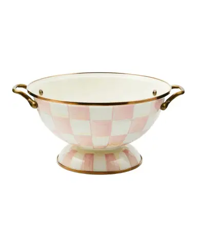MacKenzie-Childs Rosy Check Almost Everything Bowl | Thumbnail 1 MacKenzie-Childs Rosy Check Almost Everything Bowl | Thumbnail 1