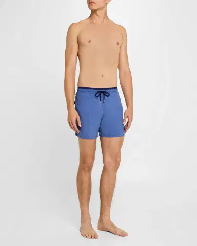 Vilebrequin Men's Les Unis Bicolor Swim Trunks | Thumbnail 2 Vilebrequin Men's Les Unis Bicolor Swim Trunks | Thumbnail 2