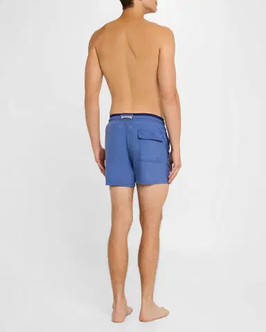 Vilebrequin Men's Les Unis Bicolor Swim Trunks | Thumbnail 3 Vilebrequin Men's Les Unis Bicolor Swim Trunks | Thumbnail 3