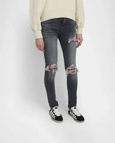 Amiri Pacific Bones Mixed Leather Sneakers | Thumbnail 2 Amiri Pacific Bones Mixed Leather Sneakers | Thumbnail 2