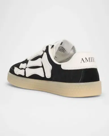 Amiri Pacific Bones Mixed Leather Sneakers | Thumbnail 4 Amiri Pacific Bones Mixed Leather Sneakers | Thumbnail 4