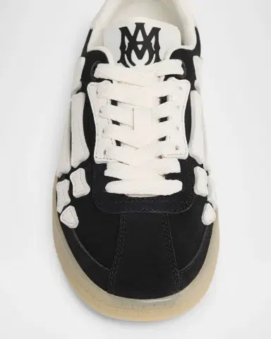 Amiri Pacific Bones Mixed Leather Sneakers | Thumbnail 6 Amiri Pacific Bones Mixed Leather Sneakers | Thumbnail 6
