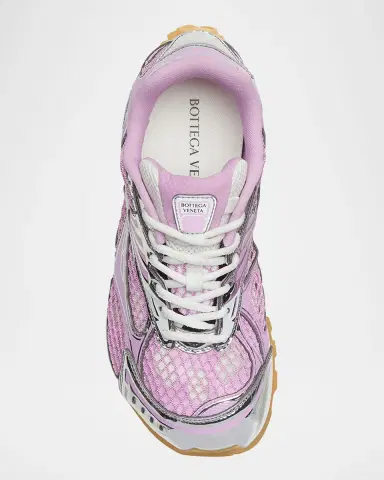 Bottega Veneta Women's Orbit Metallic Net Runner Sneakers | Thumbnail 5 Bottega Veneta Women's Orbit Metallic Net Runner Sneakers | Thumbnail 5
