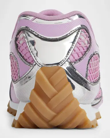 Bottega Veneta Women's Orbit Metallic Net Runner Sneakers | Thumbnail 6 Bottega Veneta Women's Orbit Metallic Net Runner Sneakers | Thumbnail 6