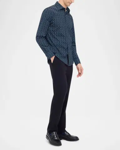 Bugatchi Men's OoohCotton James Cocktail-Print Sport Shirt | Thumbnail 2 Bugatchi Men's OoohCotton James Cocktail-Print Sport Shirt | Thumbnail 2