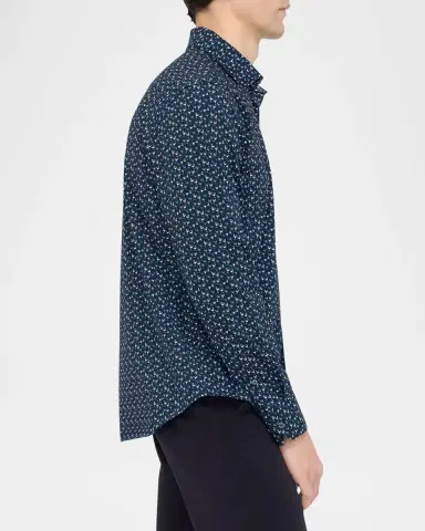 Bugatchi Men's OoohCotton James Cocktail-Print Sport Shirt | Thumbnail 6 Bugatchi Men's OoohCotton James Cocktail-Print Sport Shirt | Thumbnail 6