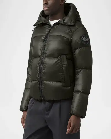 Canada Goose Men 's Crofton Black Disc Puffer Jacket | Thumbnail 3 Canada Goose Men 's Crofton Black Disc Puffer Jacket | Thumbnail 3