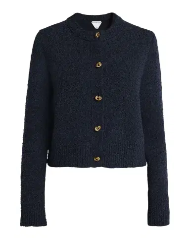 Bottega Veneta Knot-Button Boucle Knit Cardigan | Thumbnail 1 Bottega Veneta Knot-Button Boucle Knit Cardigan | Thumbnail 1