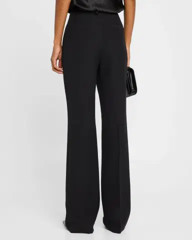 Lafayette 148 New York Saint Marks Straight Wool-Silk Pants | Thumbnail 3 Lafayette 148 New York Saint Marks Straight Wool-Silk Pants | Thumbnail 3