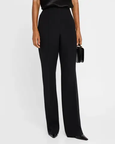 Lafayette 148 New York Saint Marks Straight Wool-Silk Pants | Thumbnail 4 Lafayette 148 New York Saint Marks Straight Wool-Silk Pants | Thumbnail 4