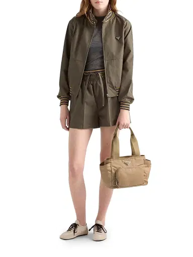 Prada Women's Re-Nylon Tote Bag - Light Brown | Thumbnail 2 Prada Women's Re-Nylon Tote Bag - Light Brown | Thumbnail 2