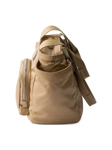 Prada Women's Re-Nylon Tote Bag - Light Brown | Thumbnail 7 Prada Women's Re-Nylon Tote Bag - Light Brown | Thumbnail 7