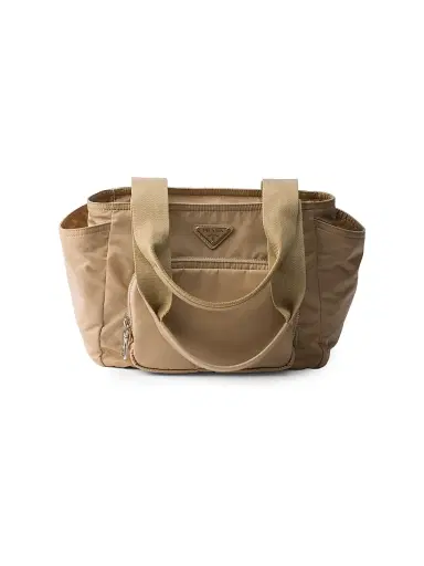 Prada Women's Re-Nylon Tote Bag - Light Brown | Thumbnail 1 Prada Women's Re-Nylon Tote Bag - Light Brown | Thumbnail 1