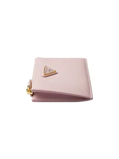 Prada Women's Saffiano Leather Wallet - Pink | Thumbnail 4 Prada Women's Saffiano Leather Wallet - Pink | Thumbnail 4