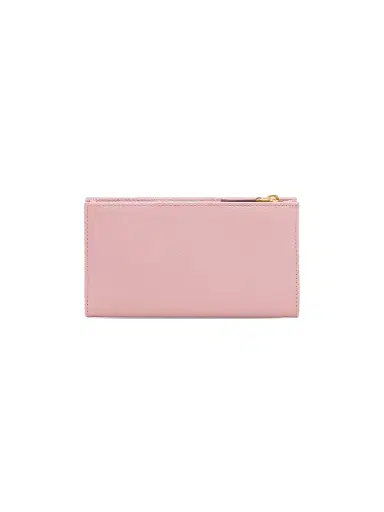 Prada Women's Large Saffiano Leather Wallet - Baby Pink | Thumbnail 3 Prada Women's Large Saffiano Leather Wallet - Baby Pink | Thumbnail 3
