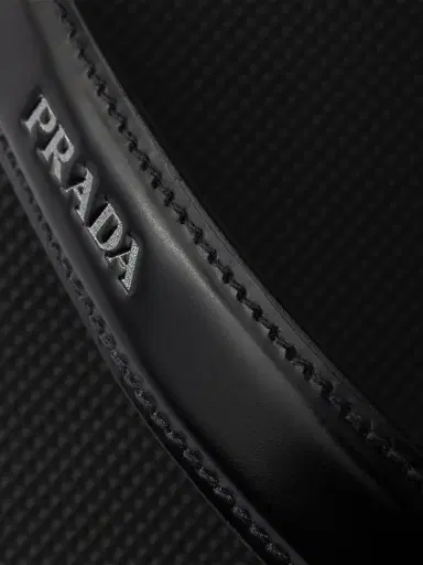 Prada Men's Brushed Leather Flip-Flops - Black | Thumbnail 5 Prada Men's Brushed Leather Flip-Flops - Black | Thumbnail 5