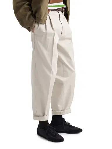 Prada Men's Cotton Pants - Beige Khaki - Size 40 | Thumbnail 3 Prada Men's Cotton Pants - Beige Khaki - Size 40 | Thumbnail 3