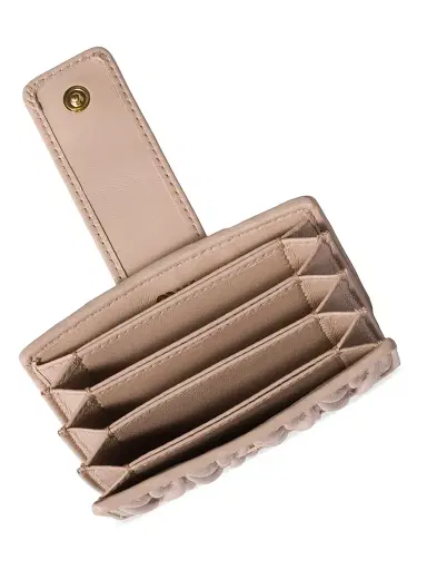 Miu Miu Women's Matelassé Nappa Leather Card Holder | Thumbnail 3 Miu Miu Women's Matelassé Nappa Leather Card Holder | Thumbnail 3