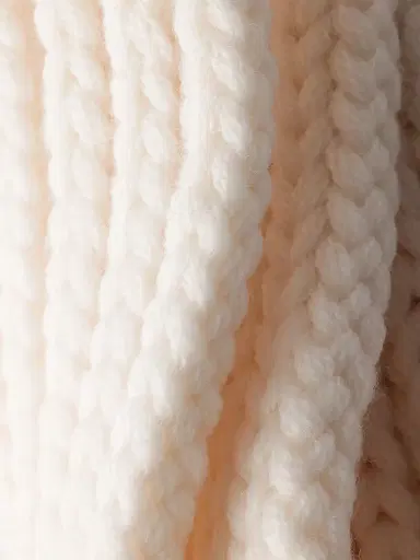 Prada Women's Wool Scarf - Beige Khaki | Thumbnail 4 Prada Women's Wool Scarf - Beige Khaki | Thumbnail 4