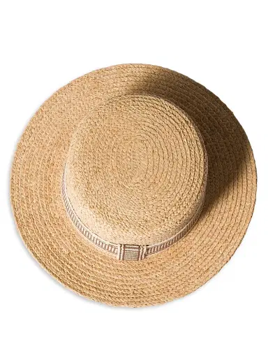 Miu Miu Women's Raffia Hat - Light Beige - Size Medium | Thumbnail 2 Miu Miu Women's Raffia Hat - Light Beige - Size Medium | Thumbnail 2