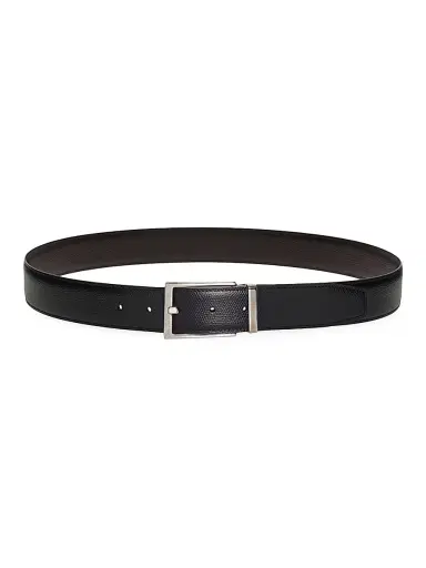 Ferragamo Men's Buckle Cut-to-Size Leather Belt - Nero Hickory - Size 38 | Thumbnail 1 Ferragamo Men's Buckle Cut-to-Size Leather Belt - Nero Hickory - Size 38 | Thumbnail 1