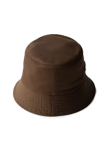 Prada Men's Re-Nylon Bucket Hat - Chocolate Brown | Thumbnail 3 Prada Men's Re-Nylon Bucket Hat - Chocolate Brown | Thumbnail 3