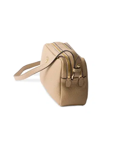 Prada Women's Small Leather Shoulder Bag - Beige Khaki | Thumbnail 4 Prada Women's Small Leather Shoulder Bag - Beige Khaki | Thumbnail 4