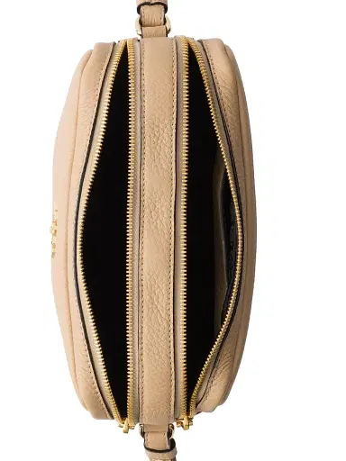 Prada Women's Small Leather Shoulder Bag - Beige Khaki | Thumbnail 5 Prada Women's Small Leather Shoulder Bag - Beige Khaki | Thumbnail 5