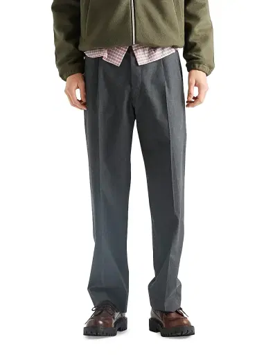 Prada Men's Wool Pants - Grey - Size 36 | Thumbnail 2 Prada Men's Wool Pants - Grey - Size 36 | Thumbnail 2
