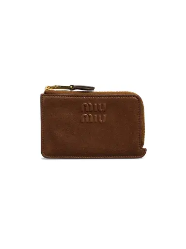 Miu Miu Women's Nappa Leather Envelope Card Holder | Thumbnail 1 Miu Miu Women's Nappa Leather Envelope Card Holder | Thumbnail 1