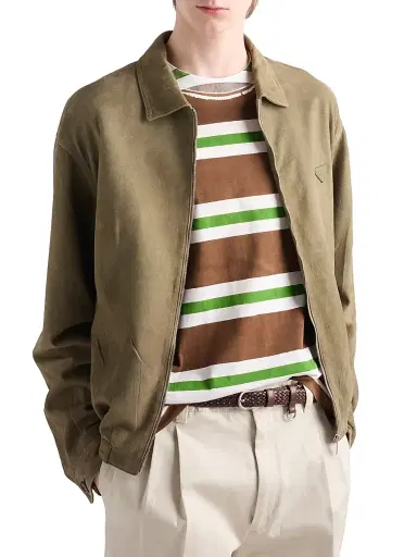 Prada Men's Printed Cotton T-Shirt | Thumbnail 2 Prada Men's Printed Cotton T-Shirt | Thumbnail 2