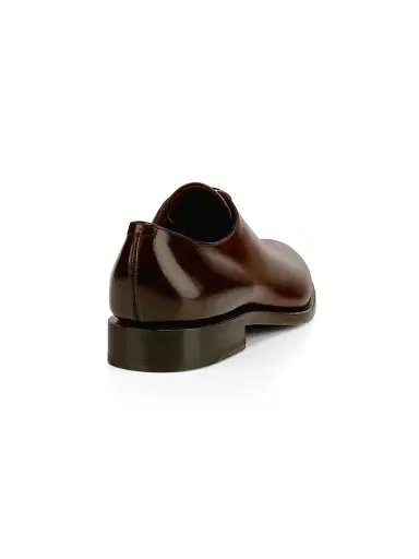 Ferragamo Men's Angiolo Lace-Up Leather Dress Shoes - Brown | Thumbnail 3 Ferragamo Men's Angiolo Lace-Up Leather Dress Shoes - Brown | Thumbnail 3