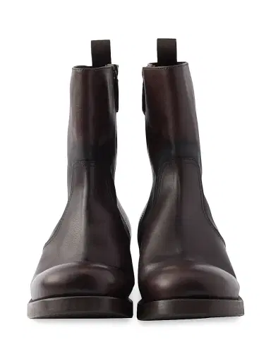 Prada Women's Leather Mid-Calf Boots - Brown | Thumbnail 4 Prada Women's Leather Mid-Calf Boots - Brown | Thumbnail 4
