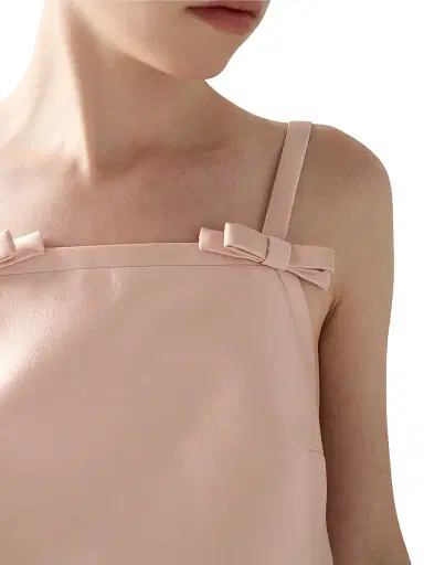 Miu Miu Women's Silk and Wool Mini-Dress - Pink | Thumbnail 5 Miu Miu Women's Silk and Wool Mini-Dress - Pink | Thumbnail 5