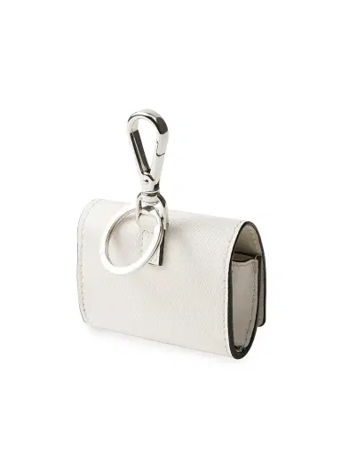 Prada Men's Saffiano Leather Headphone Case - White | Thumbnail 3 Prada Men's Saffiano Leather Headphone Case - White | Thumbnail 3